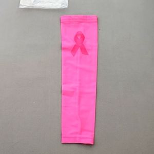 Single Baseball/Basketball Breast cancer awareness arm sleeve